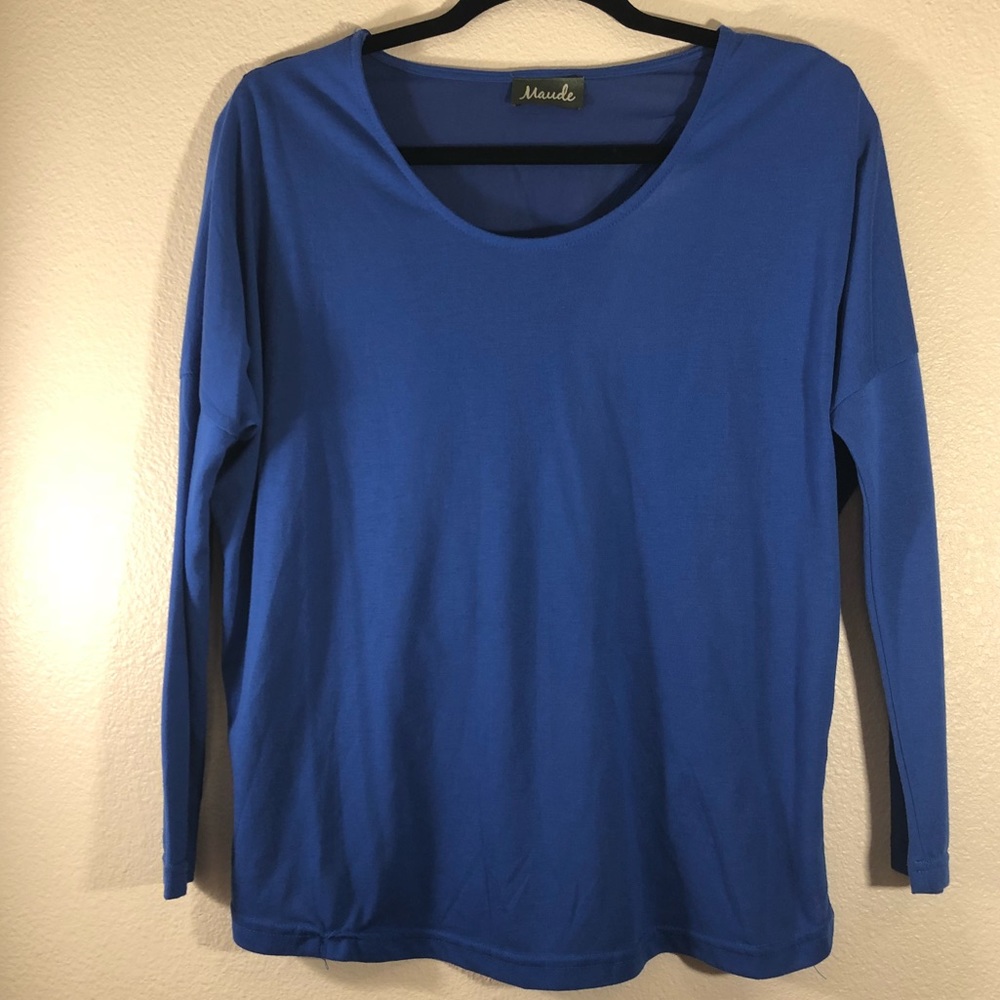 Royal Blue Open Back Top